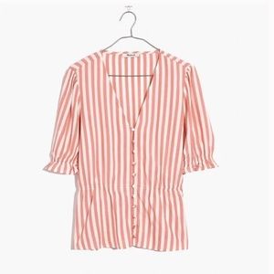 Madewell XXS Peplum Top